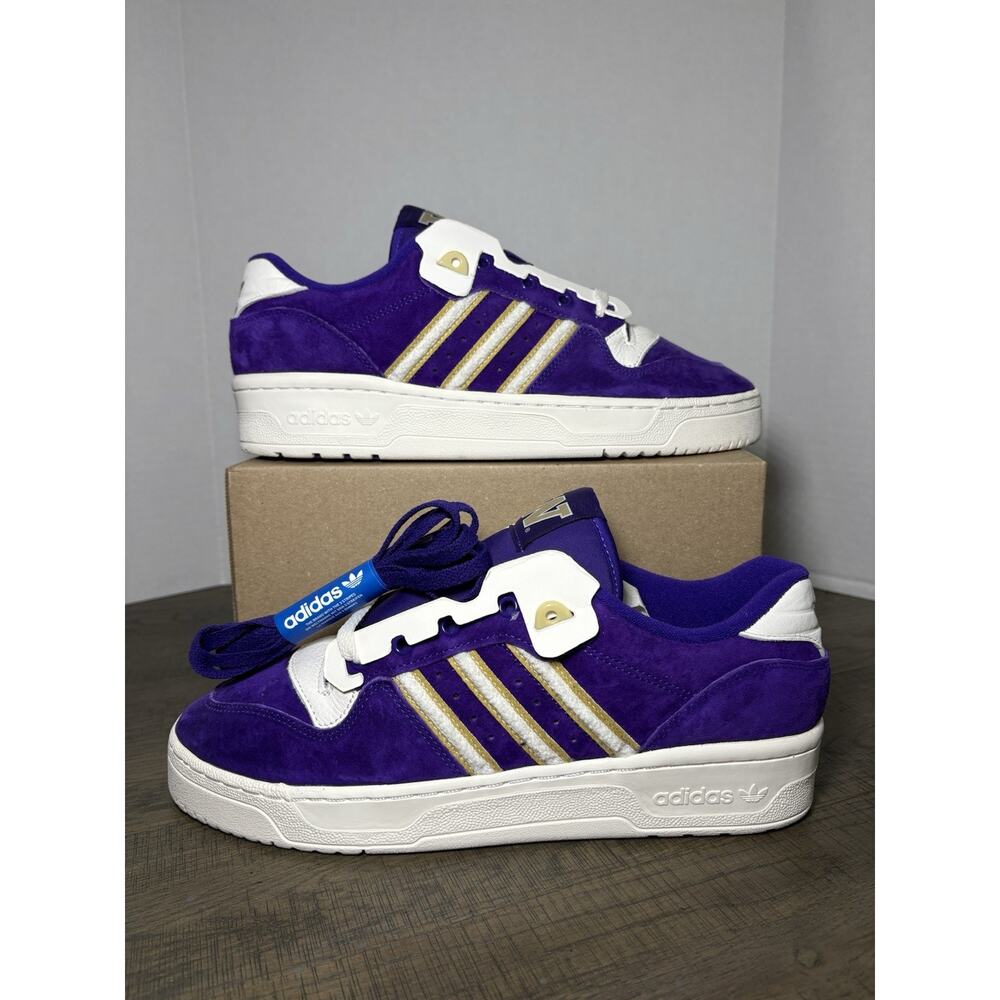 Adidas Rivalry Low Washington Huskies Men's US Size 10.5 Sneakers Purple IE7701